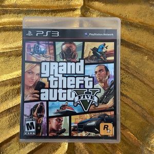 Ps3 playstation 3 grand theft auto five 5 game